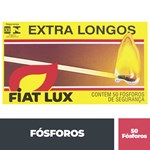 Fósforos Fiat Lux Extra Longos 50 unidades