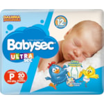 Fralda Babysec Ultra Sec Galinha Pintadinha Jumbinho P 20Un