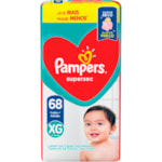 Fralda Descartável Pampers Supersec XG 68Un Leve + Pague -