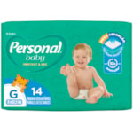 Fralda Descartável Personal Baby Protect & Sec Jumbinho G 14Un
