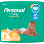 Fralda Descartável Personal Baby Protect & Sec Jumbinho P 18Un
