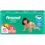 Fralda Descartável Personal Baby Protect e Sec Jumbinho XG 12Un
