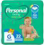 Fralda Descartável Personal Baby Protect & Sec Jumbo G 22Un