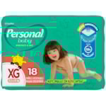 Fralda Descartável Personal Baby Protect & Sec Jumbo XG 18Un