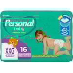 Fralda Descartável Personal Baby Protect & Sec Jumbo XXG 16Un
