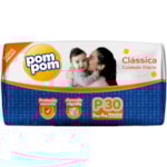 Fralda Descartável Pom Pom Clássica P 30Un