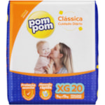 Fralda Descartável Pompom Clássica XG 20Un