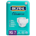 Fralda Geriátrica Bigfral Clássica XG com 7 Unidades