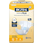 Fralda Geriátrica Bigfral Derma Plus G 7Un