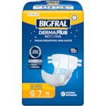 Fralda Geriátrica Bigfral Derma Plus Noturna G 7Un