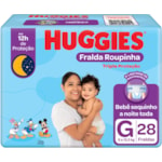 Fralda Huggies Roupinha Tripla Proteção G 28Un