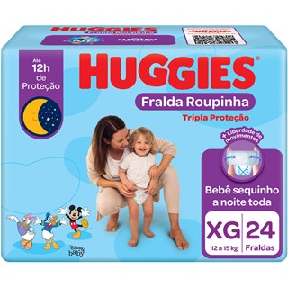 Fralda Huggies Roupinha Tripla Proteção XG 24Un
