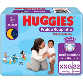 Fralda Huggies Roupinha Tripla Proteção XXG 22Un