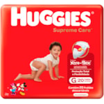 Fralda Huggies Supreme Care Jumbo G 20 Unidades