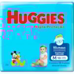 Fralda Huggies Tripla Proteção Jumbinho M 18 Unidades