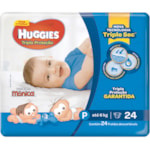 Fralda Huggies Tripla Proteção Jumbinho P 24 Unidades