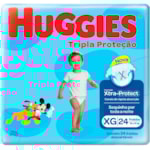 Fralda Huggies Turma da Mônica Tripla Ação Jumbo XG 24 Unidades
