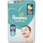 Fralda Pampers Confort Sec G 20 Unidades
