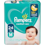 Fralda Pampers Confort Sec M 24 Unidades