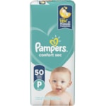 Fralda Pampers Confortsec Mega P 50Un