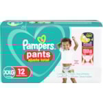 Fralda Pampers Pants Ajuste Total XXG 12Un