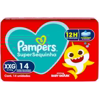Fralda Pampers Supersec XXG 14Un