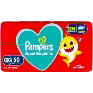 Fralda Pampers SuperSequinha Hiper XXG 50Un
