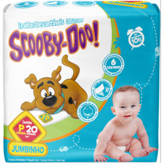 Fralda Scooby Doo Jumbinho P 20Un