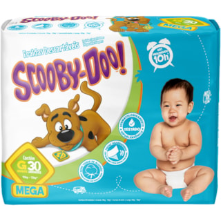 Fralda Scooby Doo Mega G 30Un