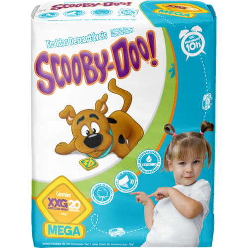 Fralda Scooby Doo Mega XXG 24Un