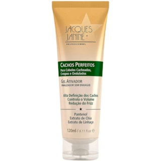 Gel Capilar Ativador Finalizador Jacques Janine Cachos Perfeitos 120ml