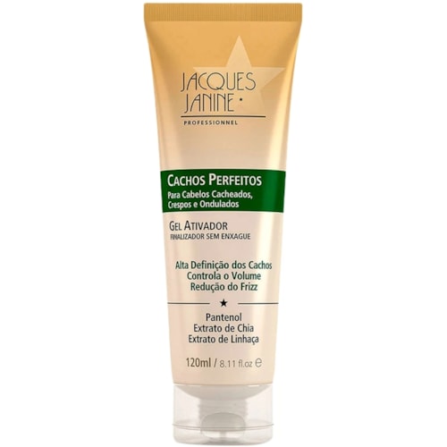 Gel Capilar Ativador Finalizador Jacques Janine Cachos Perfeitos 120ml