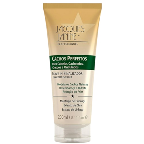 Gel Capilar Ativador Jacques Janine Cachos Perfeitos 200ml