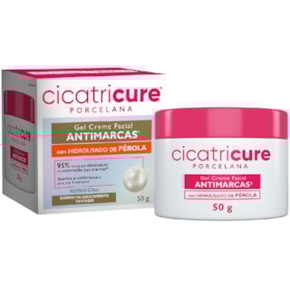 Gel Creme Facial Cicatricure Porcelana Antimarcas 50g