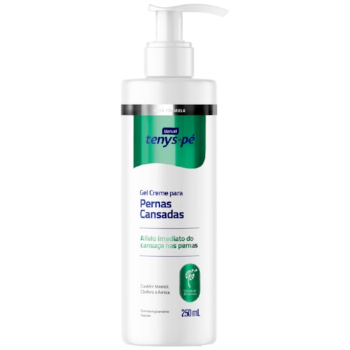 Gel Creme para Pernas Cansadas Tenys Pé 250ml