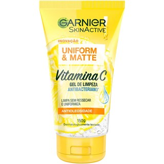 Gel de Limpeza Facial Garnier Vitamina C Antioleosidade 150g