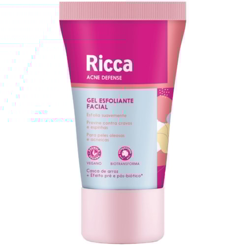 Gel Esfoliante Facial Ricca Acne Defense 60g