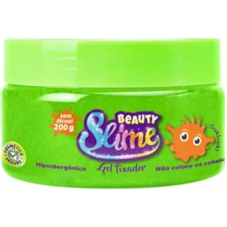 Gel Fixador Beauty Slime Verde Neon 200g