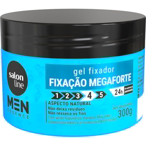 Gel Fixador Salon Line Fixação Megaforte 300g