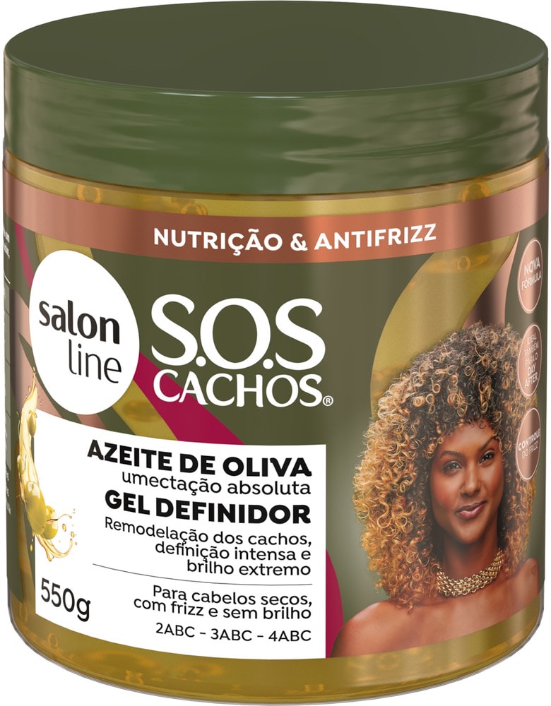 Gel Salon Line Revitalizador Azeite de Oliva 550g - Destro