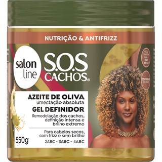 Gel Salon Line Revitalizador Azeite de Oliva 550g