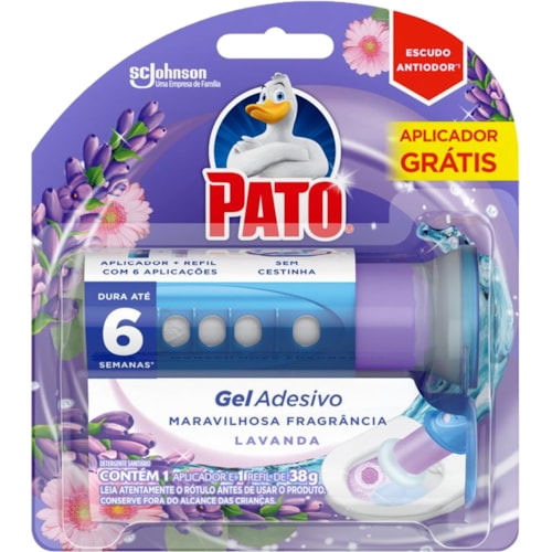 Gel Sanitário Pato Lavanda Aplicador Refil 38g