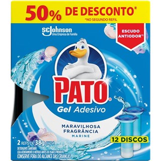 Gel Sanitário Pato Marine Refil 2Un Leve + Pague -