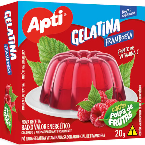 Gelatina Apti Sabor Framboesa 20g