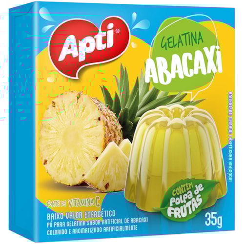 Gelatina Apti Vitaminada Abacaxi 35g