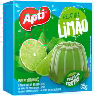 Gelatina Apti Vitaminada Limão 35g