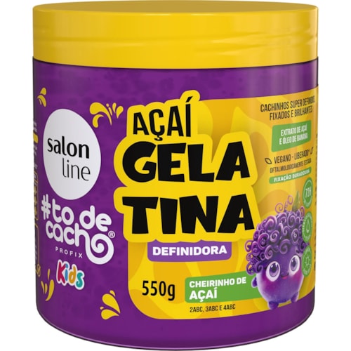 Gelatina Capilar Salon Line Açaí 550g