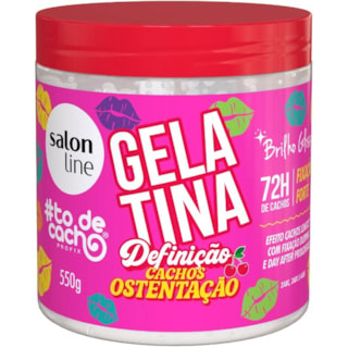 Gelatina Capilar Salon Line Definição Cacjps Ostentação 550g