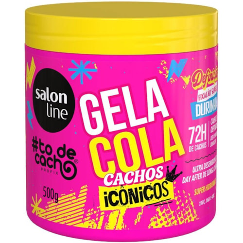 Gelatina Capilar Salon Line Gela Cola Cachos Icônicos 500g