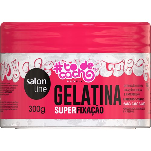 Gelatina Capilar Salon Line Para Cachos Super Fixação 300g